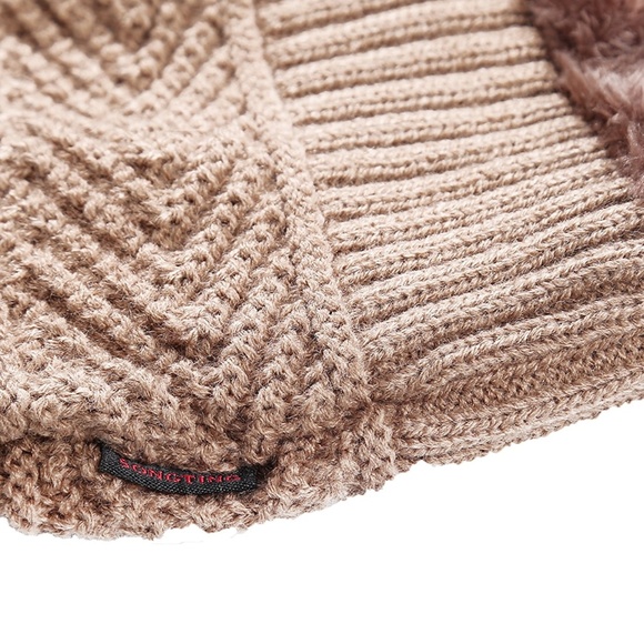 Winter Knit Skull Cap Woolen Slouchy Beanie Hat - Picture 8 of 8